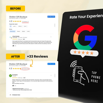 Reviu Google Review Stand